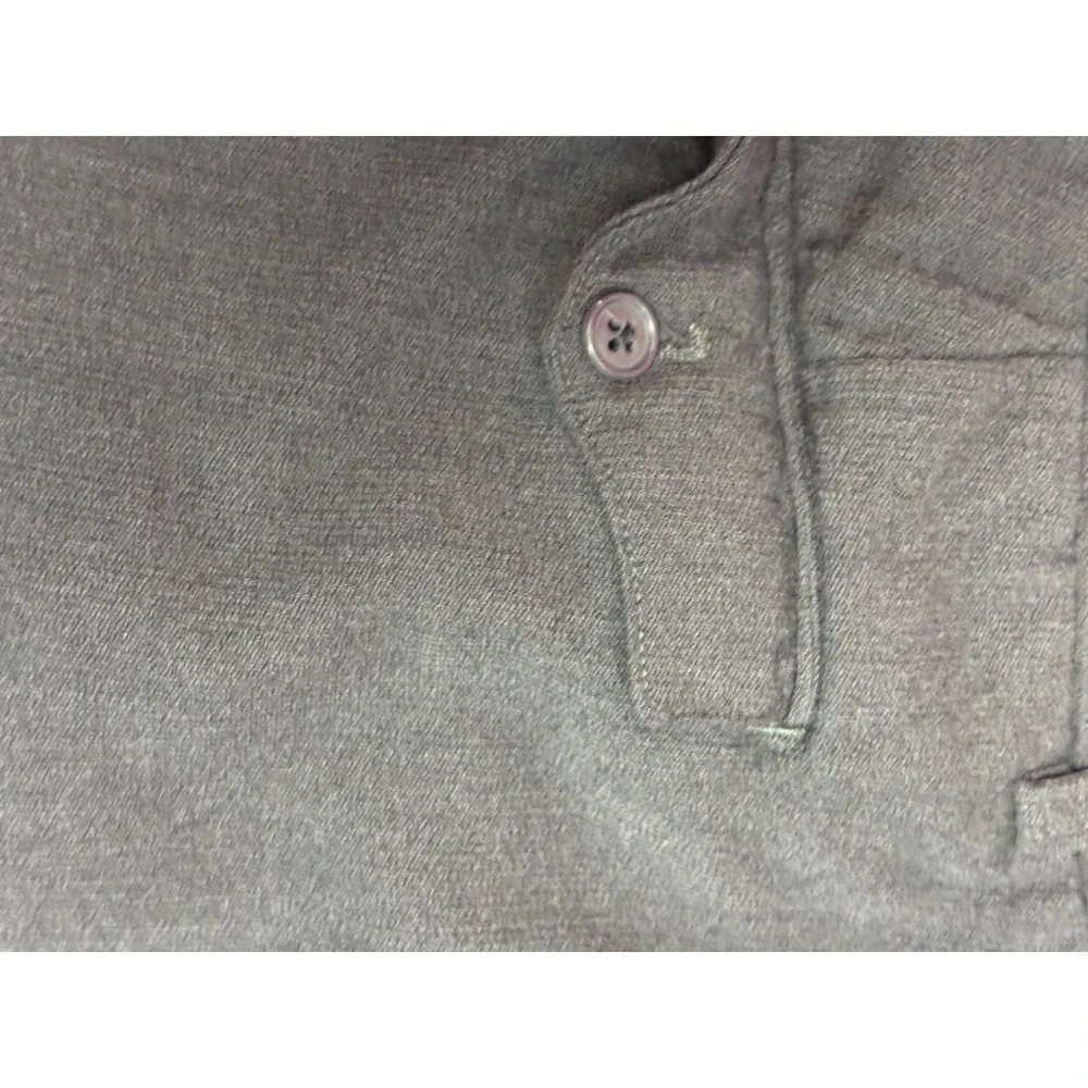 Nordstrom Natural Style small Pleated Trousers Charcoal Gray Relaxed Fit Pants